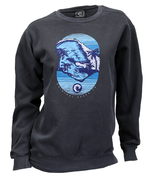 Backdoor Ladies Crew Sweatshirt - Wave Riding Vehicles