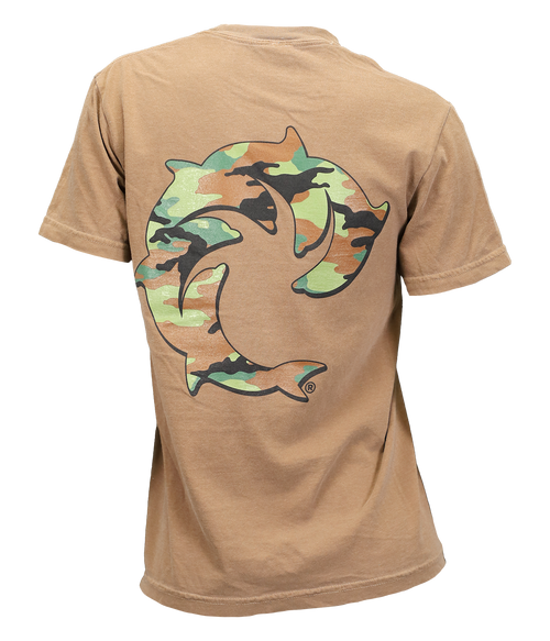 Camo Solid Ladies S/S T-Shirt - Wave Riding Vehicles