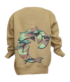 Camo Solid Toddler Crew Sweatshirt - Wave Riding Vehicles