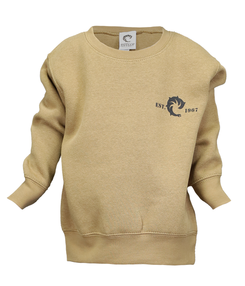 Camo Solid Toddler Crew Sweatshirt - Wave Riding Vehicles