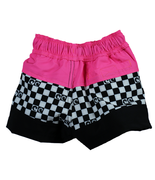 Checker Panel Infant Volley Shorts - Wave Riding Vehicles