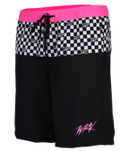 Checker Panel Volley Shorts - Wave Riding Vehicles