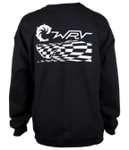 Checker Wave Crew Sweatshirt - Wave Riding Vehicles