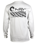 Checker Wave L/S T-Shirt - Wave Riding Vehicles