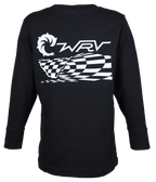 Checker Wave Youth L/S T-Shirt - Wave Riding Vehicles