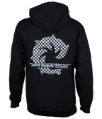 Checker Zip Hooded Sweatshirt - Wave Riding Vehicles