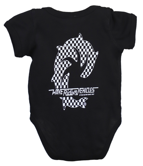 Checker Infant S/S Onesie - Wave Riding Vehicles