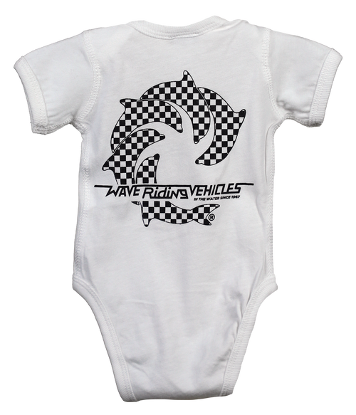 Checker Infant S/S Onesie - Wave Riding Vehicles