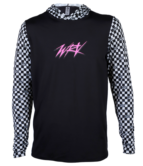 Checker Hooded L/S Lycra - Wave Riding Vehicles