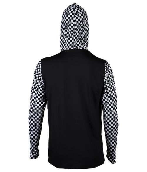 Checker Hooded L/S Lycra - Wave Riding Vehicles