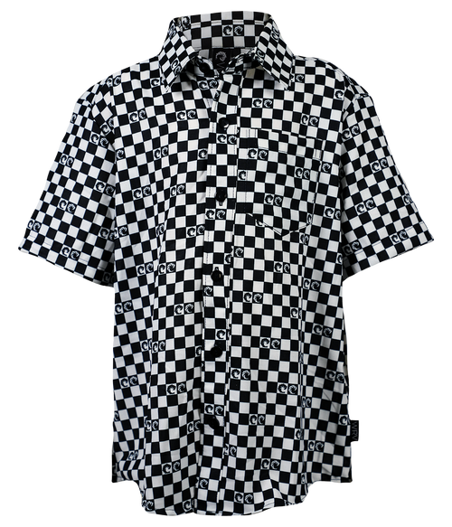 Checker Toddler S/S Woven - Wave Riding Vehicles