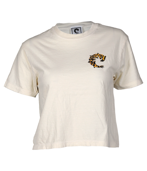 Cheetah Baby Ladies Crop S/S T-Shirt - Wave Riding Vehicles