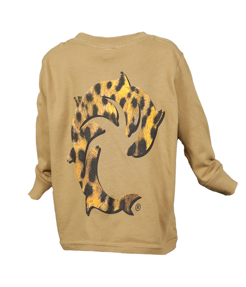 Cheetah Baby Toddler L/S T-Shirt - Wave Riding Vehicles