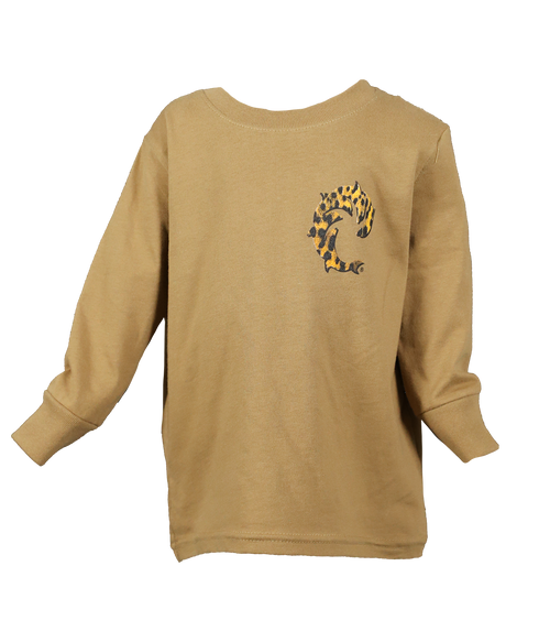 Cheetah Baby Toddler L/S T-Shirt - Wave Riding Vehicles