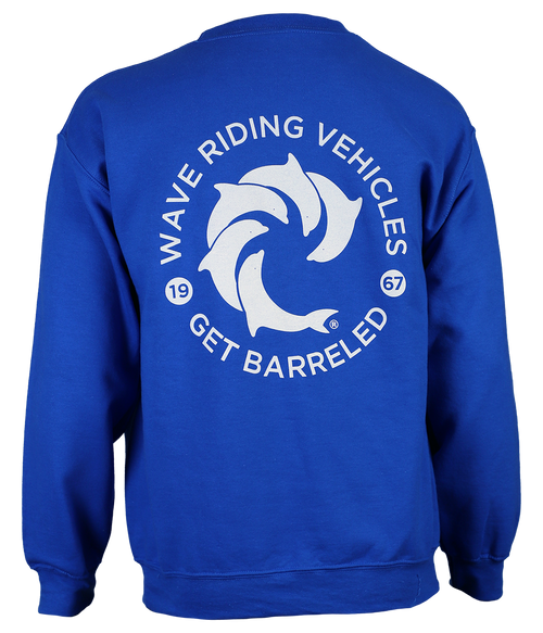 Get Barreled Crew Sweatshirt - Wave Riding Vehicles