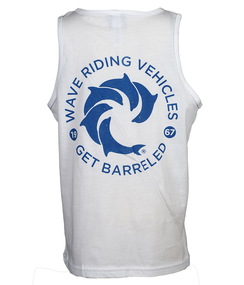 Get Barreled Youth Tank Top - Wave Riding Vehicles