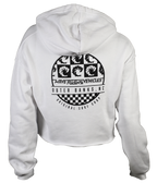 OBX Wall Ladies Crop P/O Hooded Sweatshirt - Wave Riding Vehicles