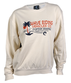 Paradise Ladies Crew Sweatshirt - Wave Riding Vehicles