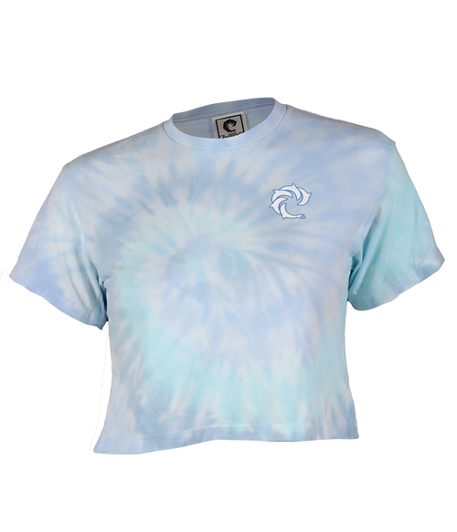 Pinline Ladies Tie Dye Crop S/S T-Shirt