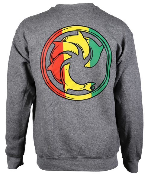 Rasta Highlight Crew Sweatshirt - Wave Riding Vehicles