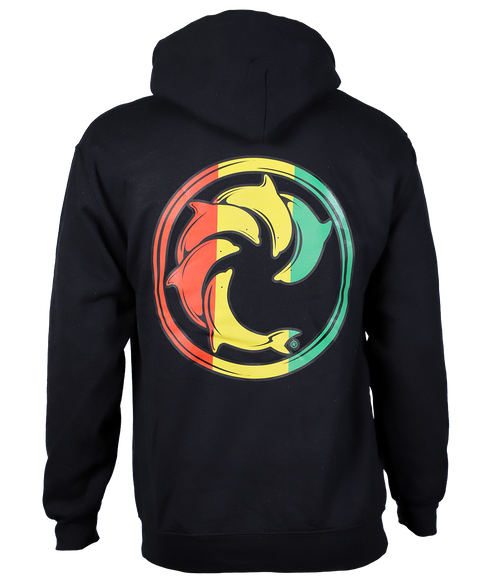 Rasta Highlight P/O Hooded Sweatshirt - Wave Riding Vehicles