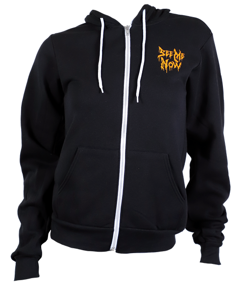 See Me Now Ladies Zip Hooded Sweatshirt - Wave Riding Vehicles