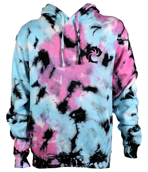 Solid Tie Dye P/O Hooded Sweatshirt - Wave Riding Vehicles