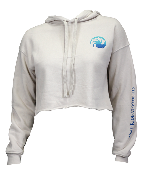 The Shop Ladies Crop P/O Hooded Sweatshirt - Wave Riding Vehicles