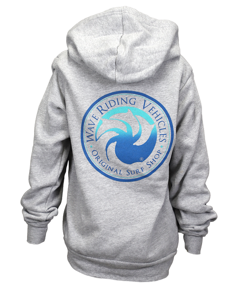 The Shop Youth Zip Hooded Sweatshirt - Wave Riding Vehicles