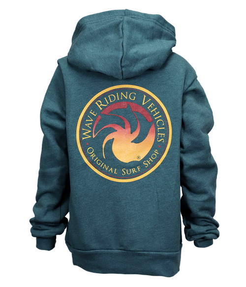 The Shop Youth Zip Hooded Sweatshirt - Wave Riding Vehicles