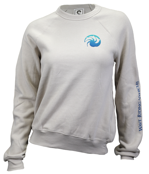 The Shop Ladies Crew Sweatshirt - Wave Riding Vehicles