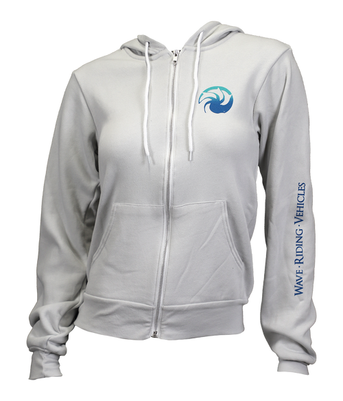 The Shop Ladies Zip Hooded Sweatshirt - Wave Riding Vehicles