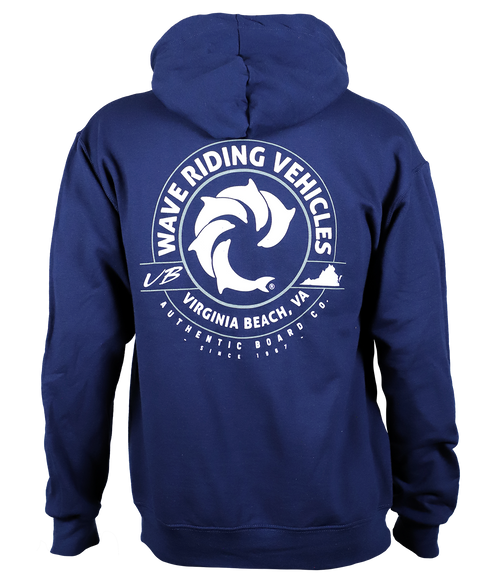 VB Authentic Zip Hooded Sweatshirt - Wave Riding Vehicles