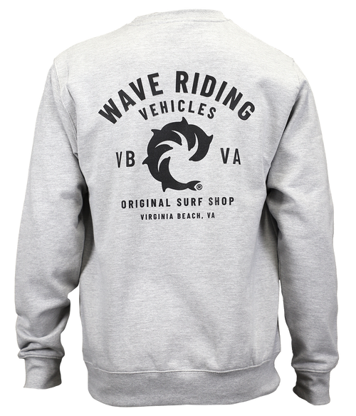 VB Surf Shop Crew Sweatshirt - Wave Riding Vehicles