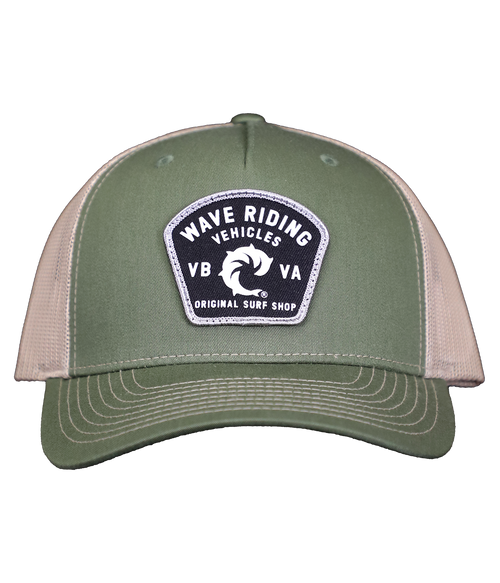 VB Surf Shop Trucker Hat - Wave Riding Vehicles