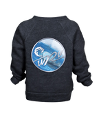 Afternoon Delight Toddler Crew Sweatshirt - Wave Riding Vehicles