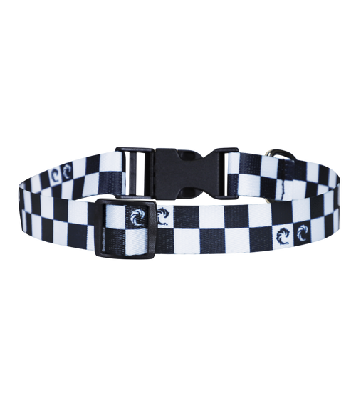 Checker Dog Collar - Wave Riding Vehicles