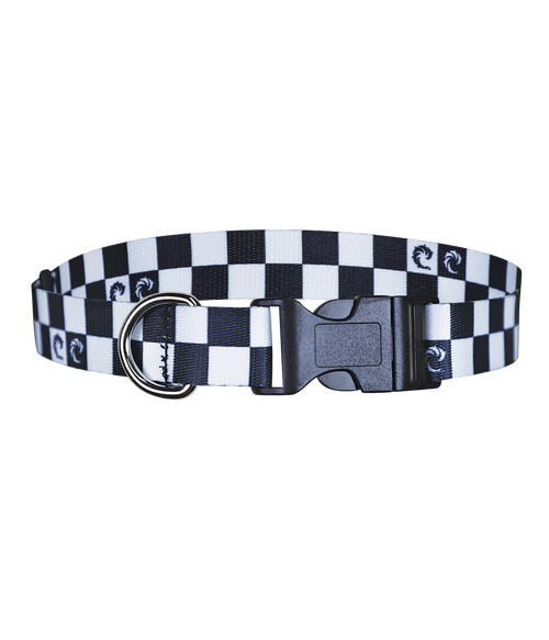 Checker Dog Collar - Wave Riding Vehicles