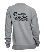 Checker Wave Ladies Crew Sweatshirt - Wave Riding Vehicles