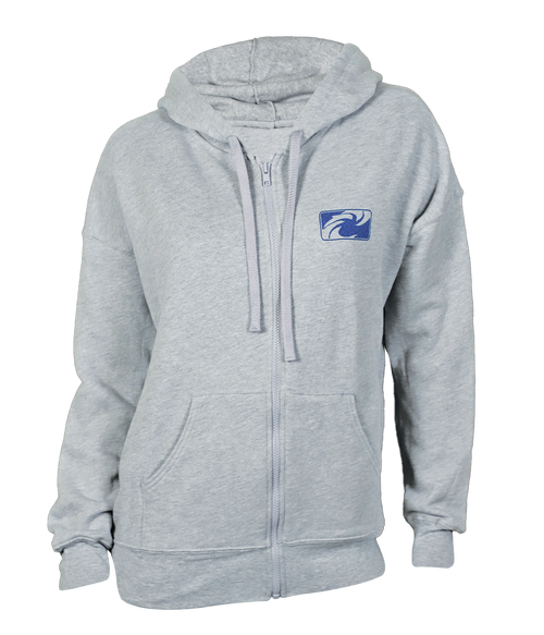 Keani Ladies Zip Hooded Sweatshirt - Wave Riding Vehicles