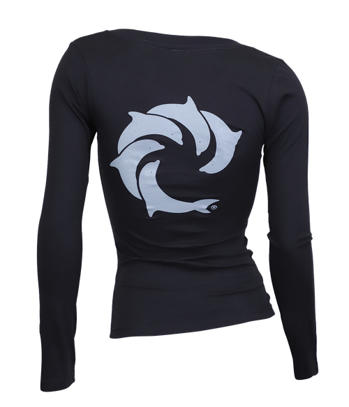 Solid Ladies L/S T-Shirt - Wave Riding Vehicles