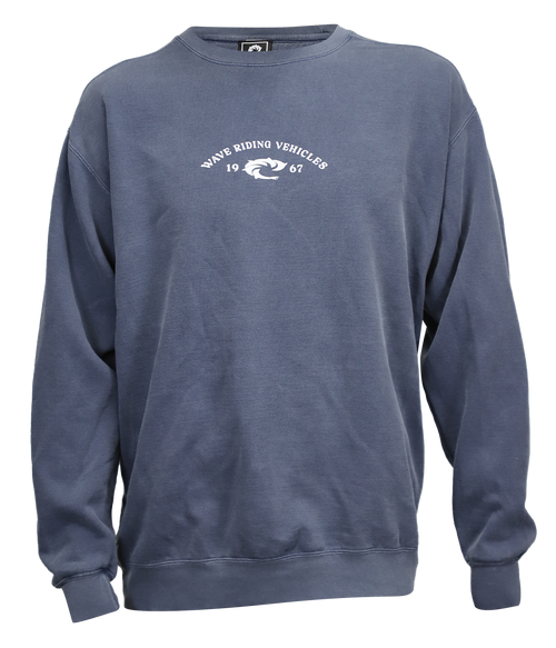 Ringer Crew Sweatshirt - Wave Riding Vehicles