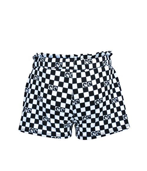 Girls Checker Shorts - Wave Riding Vehicles