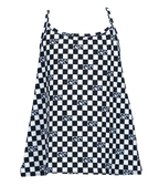 Girls Checker Tank Top - Wave Riding Vehicles