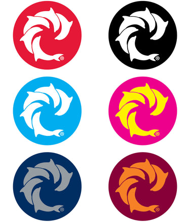 3" ROUND VINYL DECAL - Wave Riding Vehicles